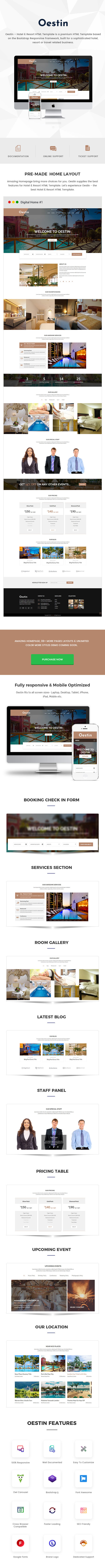 Oestin - Hotel & Resort HTML Template