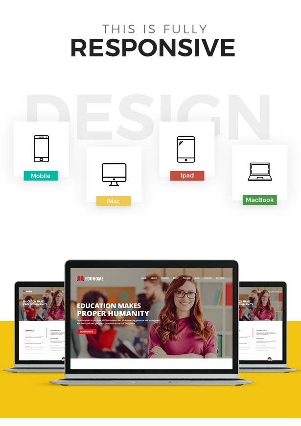 Eduhome - Education Bootstrap Template for College