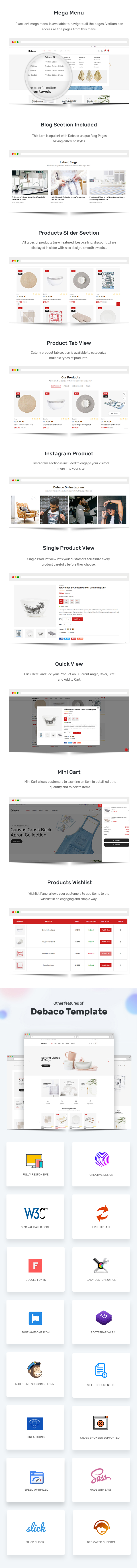 Debaco - Kitchen Appliances Store HTML Template