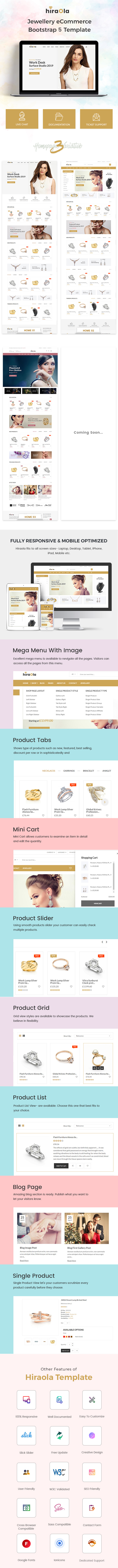 Hiraola - Jewelry Store HTML Template - 1