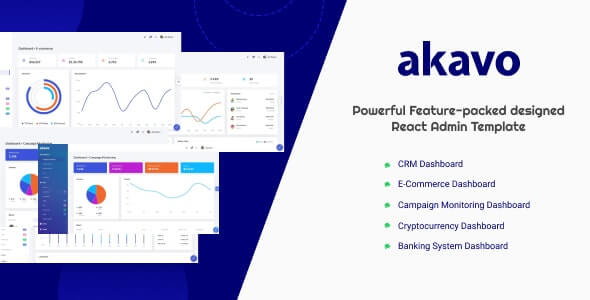 Akavo React Admin Template