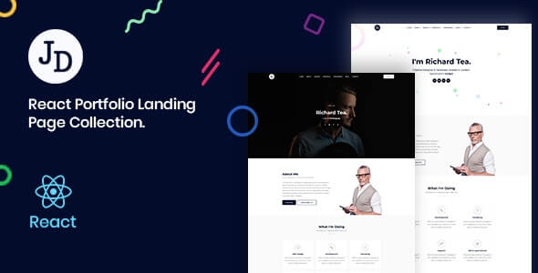 John React Minimal Portfolio OnePage Template