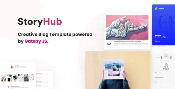 StoryHub React Gatsby Blog Template