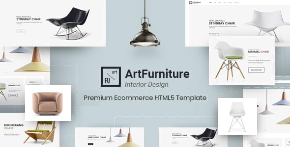 ArtFurniture Minimal Furniture Shop eCommerce HTML Template