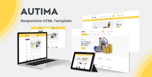 Autima Car Accessories Shop HTML Template