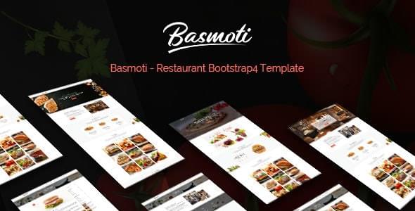 Basmoti Restaurant HTML Template