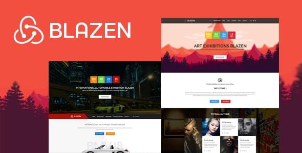 Blazen Event and Exhibition Bootstrap 4 Template