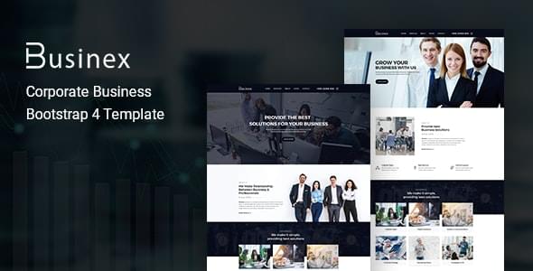 Businex Corporate Business HTML Template