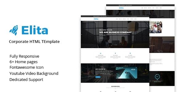 Elita Corporate HTML Template