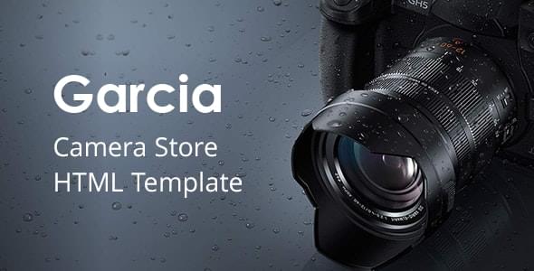 Garcia Camera Store HTML Template
