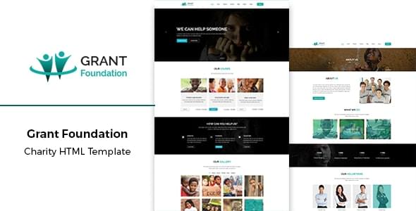 Grant Foundation Nonprofit Charity HTML Template