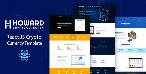 Howard React JS Crypto Currency Template