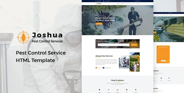 Joshua Pest Control Service HTML Template
