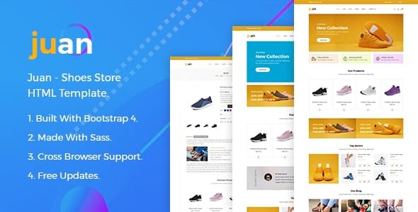 Juan Shoes Store HTML Template