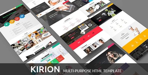 Kirion Multipurpose Bootstrap Template