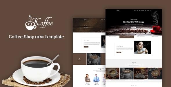 Koffee Coffee Shop HTML Template
