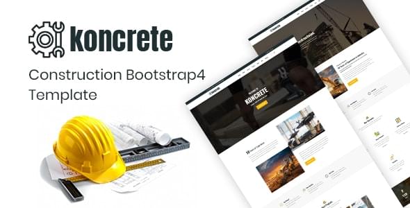 Koncrete Construction HTML Template