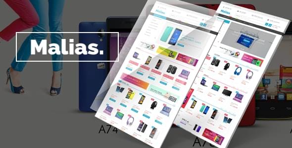 Malias Electronics Shop eCommerce HTML Template