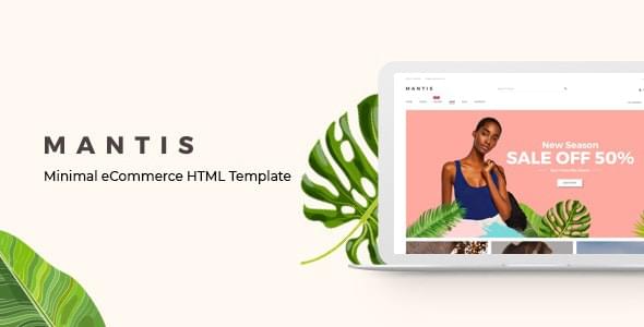 Mantis Minimal eCommerce HTML Template
