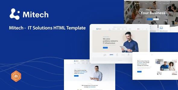 Mitech IT Solutions And Services Company HTML Template