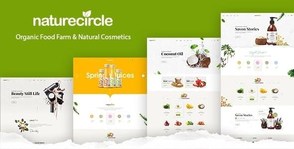 Naturecircle Organic Food & Beauty Shop HTML Template