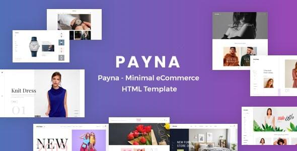 Payna Minimal eCommerce HTML Template