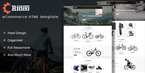 Rideo Bicycle Store HTML Template