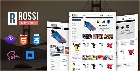 Rossi Sports Store HTML Template