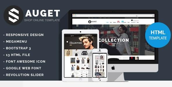 Sauget Fashion Electronics Store HTML Template