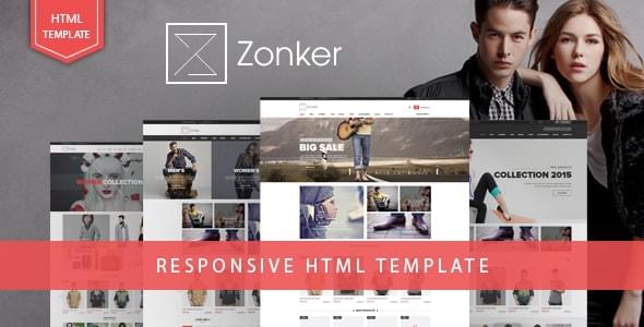 Zonker Fashion eCommerce Bootstrap 4 Template