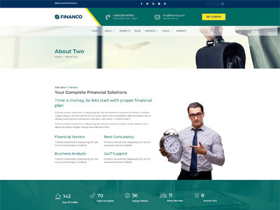 finance wordpress