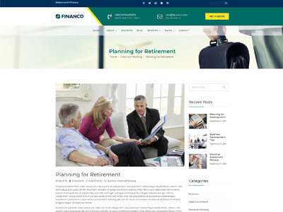 finance wordpress