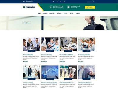 finance wordpress