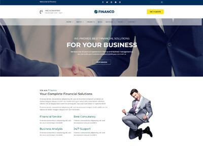 finance wordpress