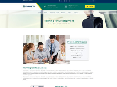 finance wordpress